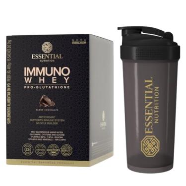Imagem de Immuno Whey Essential Box + Coqueteleira Oficial (15 Sachês, Chocolate)