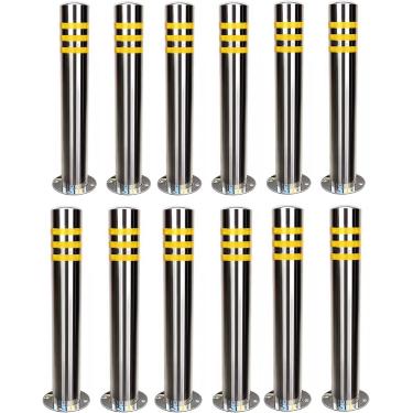 Imagem de Cones de cuidado de montagem no chão para garagem, barreira de tráfego rodoviário pequena e grande para estacionamentos/veículos/escola/crianças fora, cones de segurança para paradas de estacionamento