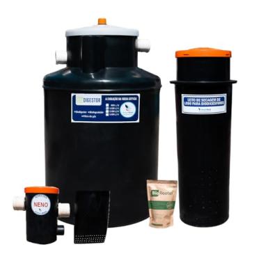 Imagem de Kit Biodigestor 1000L/dia + Leito e Caixa de Gordura 20L