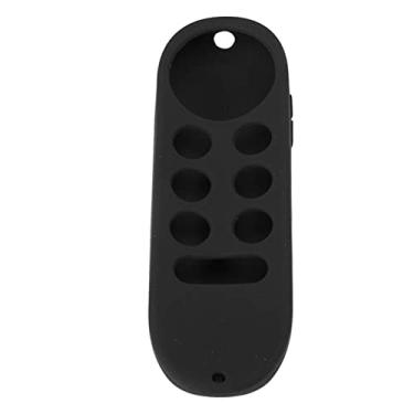 Imagem de Capa Protetora de Silicone para Chromecast Com Controle Remoto TV, Resistente à Pele, Leve e à Prova de Choque, para Sala de TV Familiar (Conjunto Preto)