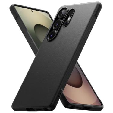 Imagem de Ringke Capa Onyx para Samsung Galaxy S25 Ultra [sensação boa na mão], resistente a óleo e sujeira, proteção aprimorada da lente da câmera, aderência confortável, antiderrapante, capa leve - preta