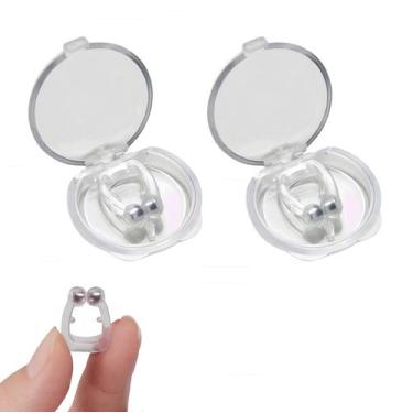 Imagem de 2 Unidades Dilatador Nasal Clip Magnético Anti Ronco Apnéia  - MS Fisi