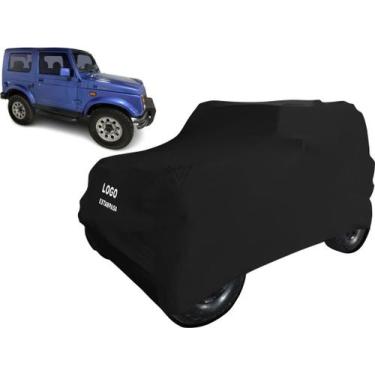 Imagem de Capa Carro Suzuki Samurai Metal Proteção Pintura - Mz, Preta