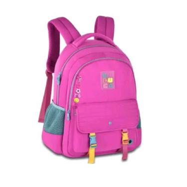 Imagem de Mochila luluca de costas 17" ref lu24601, Rosa