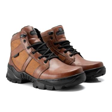 Imagem de Bota Coturno  Casual Couro Nobuck Asphalt Armata-Unissex
