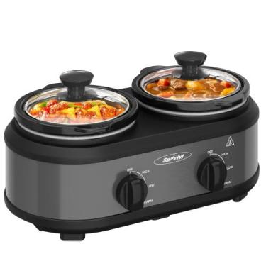 Imagem de Fogão Lento Sunvivi Dual - 2 Potes de Cerâmica de 1,25L