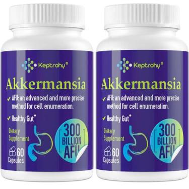 Imagem de Probiótico Keptrohy 300 Bilhões CFU Akkermansia - 120 Cápsulas