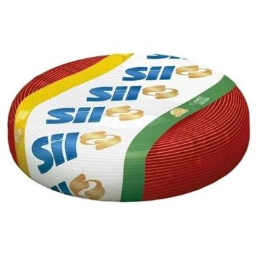 Imagem de Cabo Flexível Elétrico Fio 16mm Vermelho Rolo 1 Metro Sil