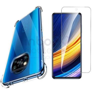 Imagem de Capa Anti Impacto Xiaomi Poco X3 + Pelicula Vidro Tela 6.67 - Inboxmob