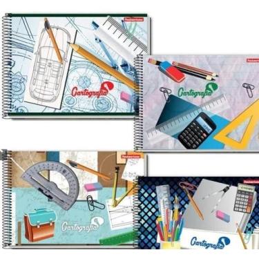 Imagem de Caderno De Cartografia E Desenho Espiral 96Fls- 6Un Sortidos - Lynx