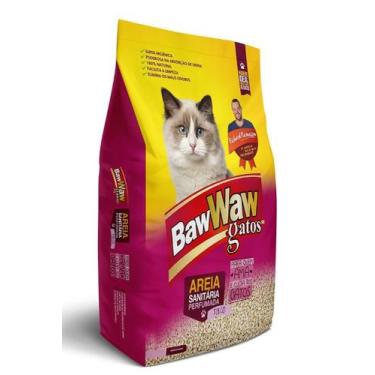 Imagem de Areia sanitaria perfumada para gatos 4kg - baw waw