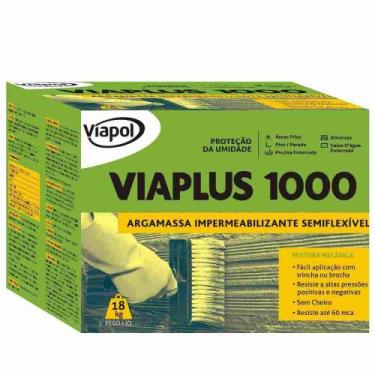 Imagem de Revestimento Impermeabilizante Semiflexivel Viaplus 1000 18 Kg - Viapo
