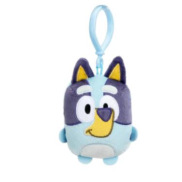 Imagem de Brinquedo de pelúcia Bluey Mini Plush de 12 cm com clipe para bolsas e mochilas