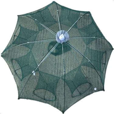 Imagem de Armadilha Covo Para Peixe Iscas Siri Camarão Lambari 8 Bocas