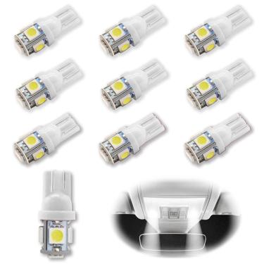 Imagem de Lâmpada LED rboko 194 T10 5SMD 5050 6000K 12V (10PCS)