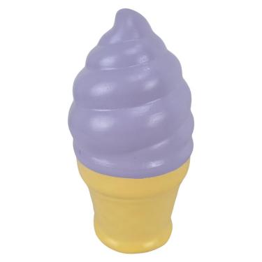 Imagem de Cofre De Gesso Criativo Infantil Sorvete Roxo Presente