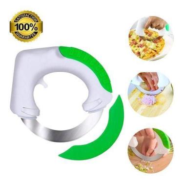 Imagem de Cortador Faca Circular Para Cozinha Alimentos Temperos - Hudson