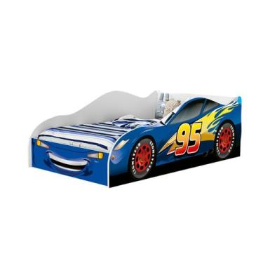 Imagem de Cama carro infantil solteiro mcqueen 95 Basoto Brasil