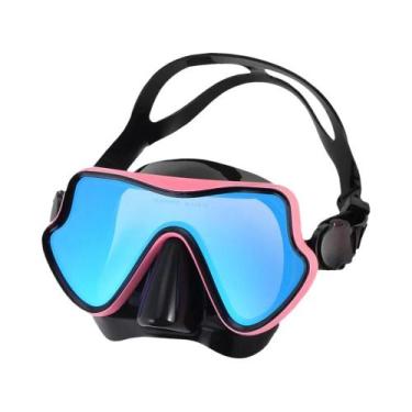 Imagem de Máscara de Mergulho com Snorkel de Silicone para Adultos e Jovens - Le