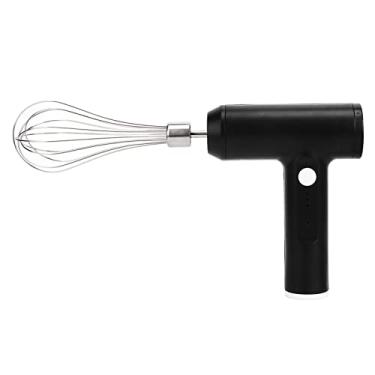 Imagem de Batedeira manual, bateria de lítio 1500 mAh, batedeira manual sem fio para assar bolos para cozinha (batedor de ovos de alta potência (cinza))