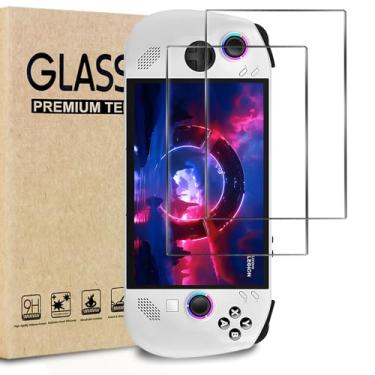 Imagem de TQLGY Pacote com 2 protetores de tela de vidro temperado para acessórios Lenovo Legion Go S 2025 2025, Ultra HD, antiarranhões, antiimpressões digitais, sem bolhas