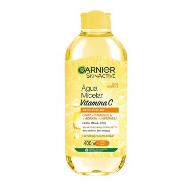 Imagem de Água Micelar Garnier Skinactive 400ml Antioleosidade Máscara Facial Em Tecido Garnier Hidra Bomb Carvão Detox, 28g