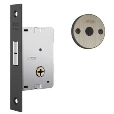 Imagem de Fechadura Trava Tetra Porta Correr 1008 Antique Stam Redonda