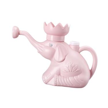 Imagem de Bothyi Regador de elefante, lindo regador de jardim criativo de 2000ml, ferramenta de jardinagem para estufas, bonsai e plantas domésticas, Rosa
