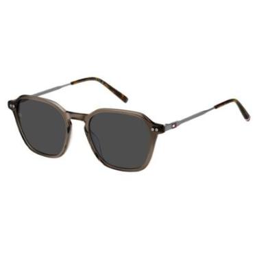 Imagem de Óculos Solar Tommy Hilfiger Th2132/s 09qir 53 Translúcido Lente Cinza-Feminino