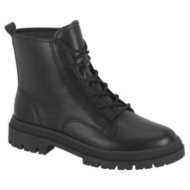 Imagem de Bota Coturno Feminino Napa Zurique Preto Moleca 5344.101-Feminino