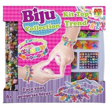 Imagem de Kit Miçangas Biju Collection Top Trend Do It Yourself Dmtoys Cor Color