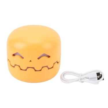 Imagem de Pumpkin Night Light LED Dimmable recarregável Pumpkin Bedside Touch Lamp com temporizador para crianças adultos Home Nursery Decor ABS Material luz quente cabo USB incluído