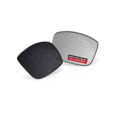 Imagem de iLikeo Lentes de reposição polarizadas de policarbonato PRO+ para óculos de sol Oakley Gascan OO9014 - cinza fotocromático