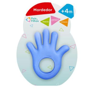 Imagem de Mordedor Mãozinha Para Bebê Cheirinho Tutti-Frutti - Pais & Filhos - P
