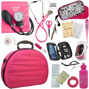 Imagem de Kit Enfermagem Super Luxo Maleta Exclusiva Completo - PA MED/ PREMIUM/