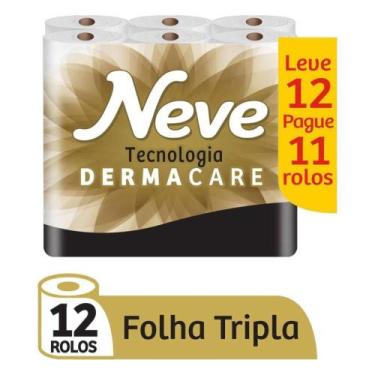Imagem de Papel Higienico Neve Neutro Supreme Folhas Tripla Pague 11 Leve 12 Rol