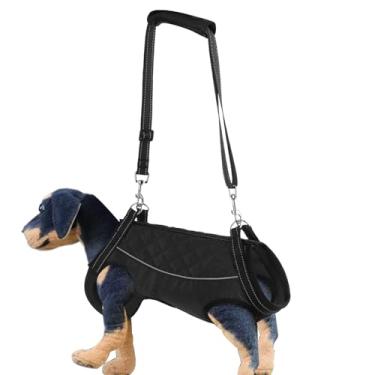 Imagem de Sling de Suporte para Cães - Colete de Transporte Refletor para Cães - Colete Ajustável Acolchoado Antifuga para Animais Lesados e Deficientes com Pernas Traseiras Fracas para Serviço e