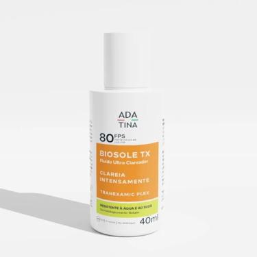 Imagem de Protetor Solar Facial Fluido Clareador Toque Seco Biosole TX FPS 80 Ada Tina