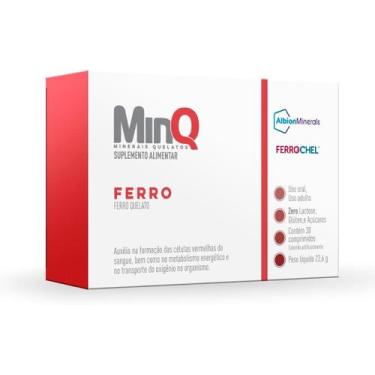 Imagem de Minq Ferro Suplemento Alimentar 30 comprimidos - INZYME