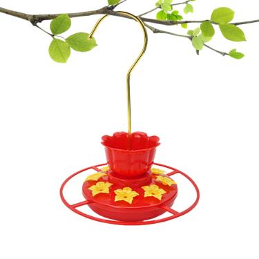 Imagem de Alimentadores Para Beija Flor Ao Ar Livre, Alimentador, Formato De Flor À Prova De Formigas E Abelhas Para Atração De Vida Selvagem Jardim Varanda Pátio