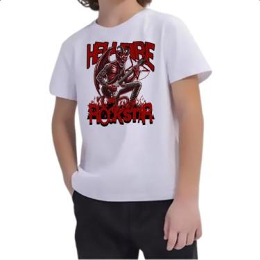 Imagem de Camiseta Infantil Hell Fire Rockstar - Alearts, 4