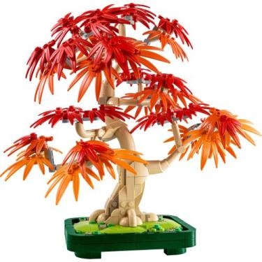 Imagem de LEGO Árvore de bonsai de bordo vermelho japonês