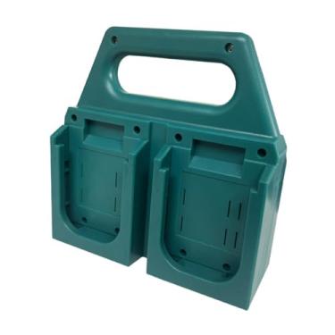 Imagem de Esquirla Suporte de bateria para 18 V, portátil, acessórios para área de trabalho, organizador de armazenamento, rack de armazenamento resistente, portátil, 4 Vagas