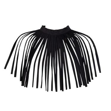 Imagem de BAZINRICHE Colar de franja de algodão com franjas, colares para mulheres, festa de Halloween, juneteenth