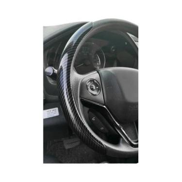 Imagem de Capa Universal Antiderrapante De Couro Para Volante De Carro, 1/2 Peça