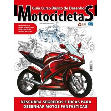 Imagem de Revista Guia Curso Básico de Desenho Motocicletas
