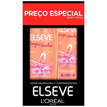 Imagem de Kit Elseve Longo Dos Sonhos Shampoo 375ml + Condicionador 170ml