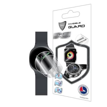 Imagem de IPG Protetor de tela de hidrogel para Samsung Galaxy Watch 8-40 mm (2 unidades) Película transparente HD invisível antiarranhões - suave/autorreparação/bolha para GLX8,40 mm