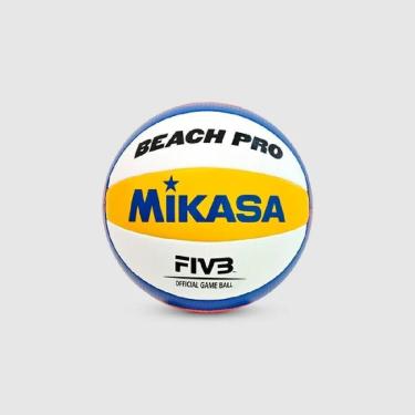 Imagem de Bola Oficial de Vôlei de Praia Mikasa BV550-Unissex