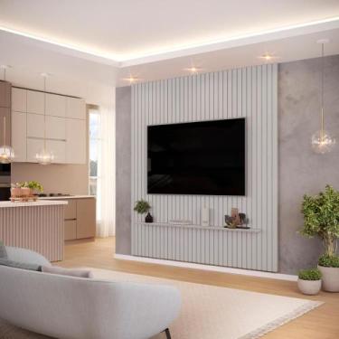 Imagem de Painel para TV até 75 Polegadas Ripado DJ Móveis Trento 223 Bali - DJ 